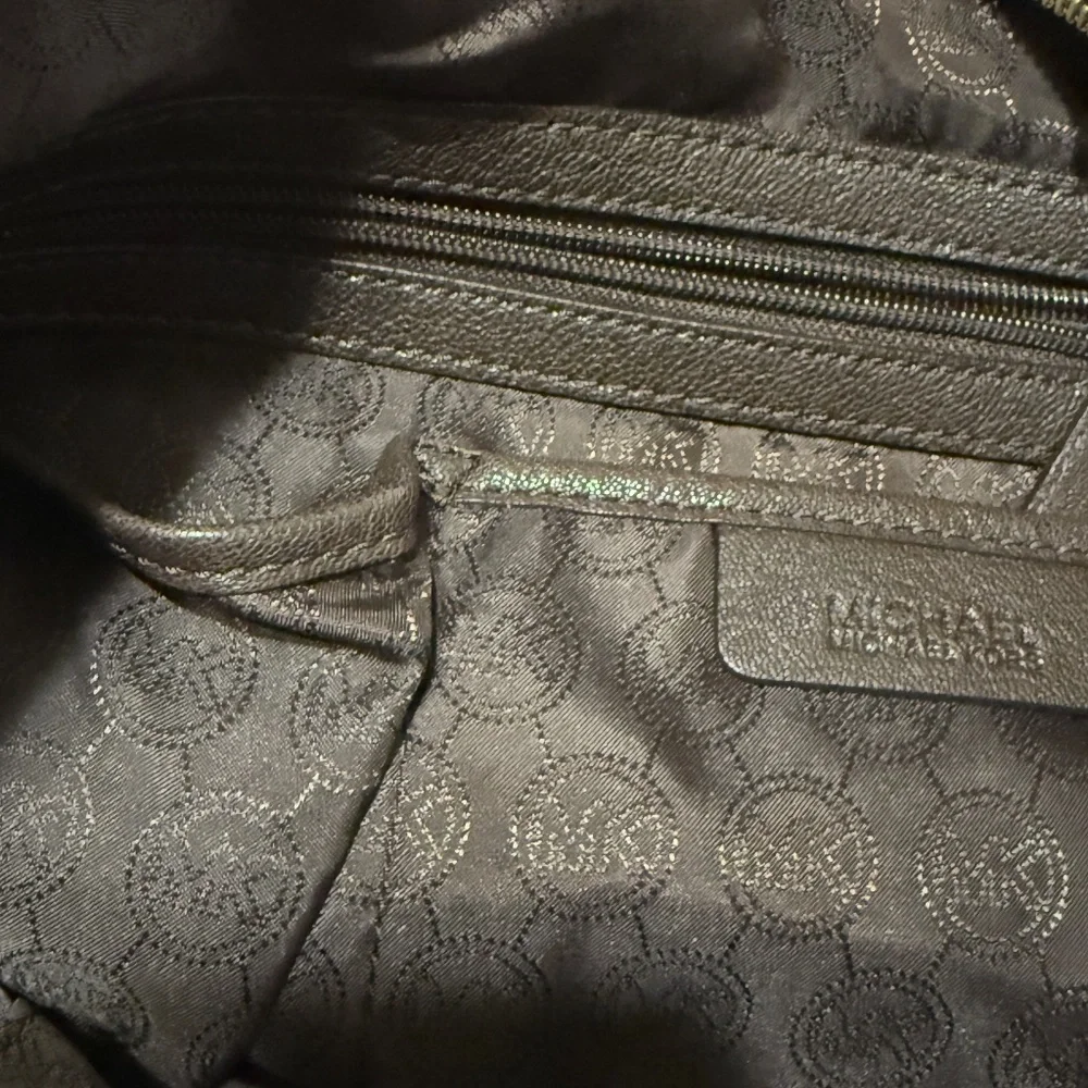 Michael Kors Brown Python Embossed Leather Satchel